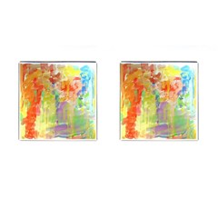 Paint Texture                        Cufflinks (square) by LalyLauraFLM