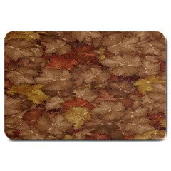 Brown Texture Large Doormat  by BangZart