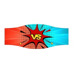 Comic Book Vs With Colorful Comic Speech Bubbles  Stretchable Headband by LimeGreenFlamingo