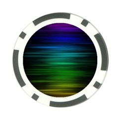 Blue And Green Lines Poker Chip Card Guard by BangZart