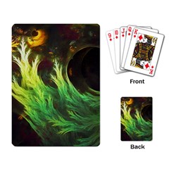 A Seaweed s Deepdream Of Faded Fractal Fall Colors Playing Card by jayaprime
