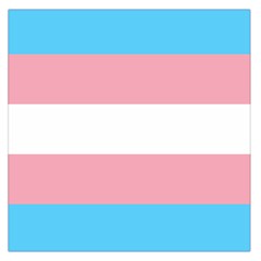 Trans Pride Large Satin Scarf (square) by Crayonlord