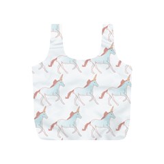 Unicorn Pattern Full Print Recycle Bags (s)  by paulaoliveiradesign