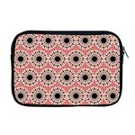 Black Stars Pattern Apple MacBook Pro 17  Zipper Case Front
