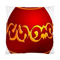 Easter Decorative Red Egg Standard Cushion Case (one Side) by BangZart