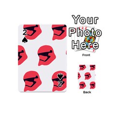 Stormtroper Pattern  Playing Cards 54 (mini)  by paulaoliveiradesign