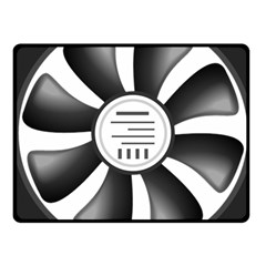 12v Computer Fan Fleece Blanket (small) by BangZart
