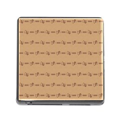 Brown Pattern Background Texture Memory Card Reader (square) by BangZart