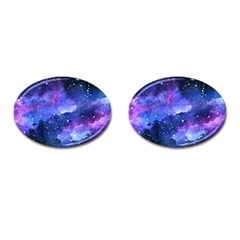 Galaxy Cufflinks (oval) by Kathrinlegg