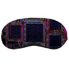 Cad Technology Circuit Board Layout Pattern Sleeping Masks by BangZart