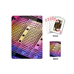 Optics Electronics Machine Technology Circuit Electronic Computer Technics Detail Psychedelic Abstra Playing Cards (mini)  by BangZart