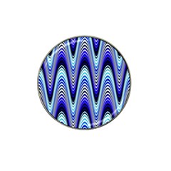Waves Blue Hat Clip Ball Marker (4 Pack) by Colorfulart23