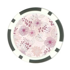 Leaves Pattern Poker Chip Card Guard (10 Pack) by BangZart