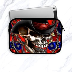 Confederate Flag Usa America United States Csa Civil War Rebel Dixie Military Poster Skull Apple Ipad Mini Zipper Cases by BangZart