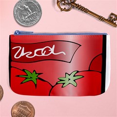 Beverage Can Drink Juice Tomato Large Coin Purse by Nexatart