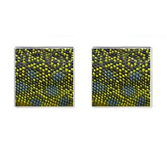 Lizard Animal Skin Cufflinks (square) by BangZart