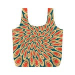 Stars Twirl Full Print Recycle Bags (M)  Back