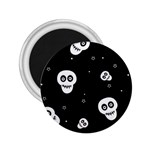 Skull Pattern 2.25  Magnets Front