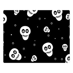 Skull Pattern Double Sided Flano Blanket (large)  by BangZart