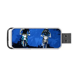 Motorsport  Portable Usb Flash (one Side) by Valentinaart
