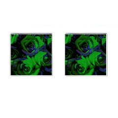 Roses Vi Cufflinks (square) by markiart