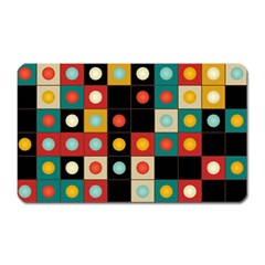 Colors On Black Magnet (rectangular) by linceazul