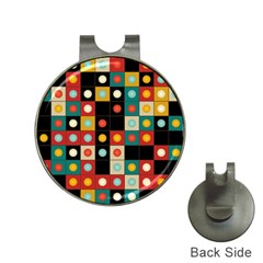 Colors On Black Hat Clips With Golf Markers by linceazul