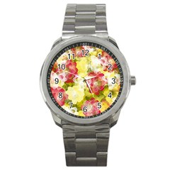 Flower Power Sport Metal Watch by designworld65