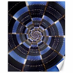 Midnight Crazy Dart Canvas 11  X 14   by designworld65