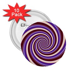 Woven Spiral 2 25  Buttons (10 Pack)  by designworld65