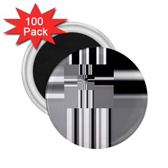 Black And White Endless Window 2 25  Magnets (100 Pack)  by designworld65