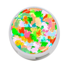 Colorful Summer Splash 4-port Usb Hub (one Side) by designworld65