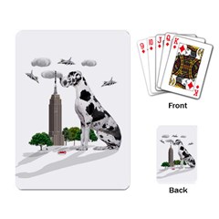 Great Dane Playing Card by Valentinaart