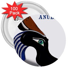 Anubis Sf App 3  Buttons (100 Pack)  by AnarKissed