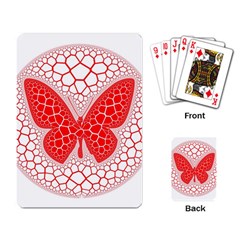Butterfly Playing Card by Nexatart