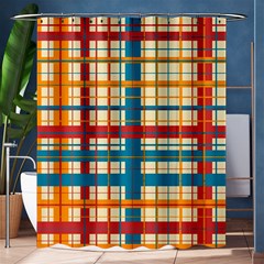 Plaid Pattern Shower Curtain 60  X 72  (medium)  by linceazul