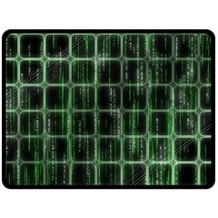 Matrix Earth Global International Double Sided Fleece Blanket (large)  by Nexatart