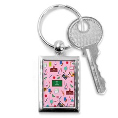 Back To School Key Chains (rectangle)  by Valentinaart
