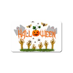 Halloween Magnet (name Card) by Valentinaart