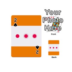 Patterns Types Drag Swipe Fling Activities Gestures Playing Cards 54 (mini)  by Mariart