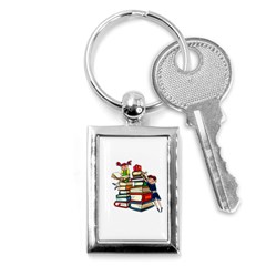 Back To School Key Chains (rectangle)  by Valentinaart