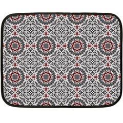 Oriental Pattern Fleece Blanket (mini) by ValentinaDesign