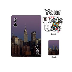 Skyline City Manhattan New York Playing Cards 54 (mini)  by BangZart