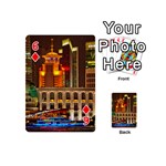 Shanghai Skyline Architecture Playing Cards 54 (Mini)  Front - Diamond6