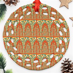 Arcs Pattern Ornament (round Filigree) by linceazul