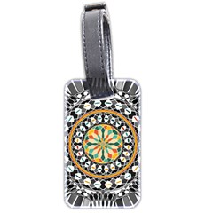 High Contrast Mandala Luggage Tags (two Sides) by linceazul