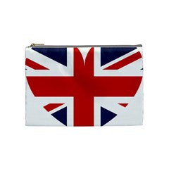 Uk Flag United Kingdom Cosmetic Bag (medium)  by Nexatart