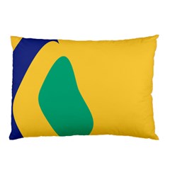 Yellow Green Blue Pillow Case by Mariart