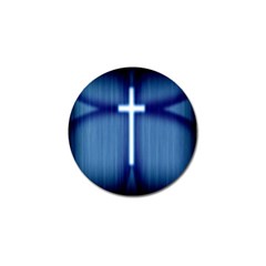 Blue Cross Christian Golf Ball Marker by Mariart