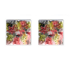 Garden Abstract Cufflinks (square) by digitaldivadesigns
